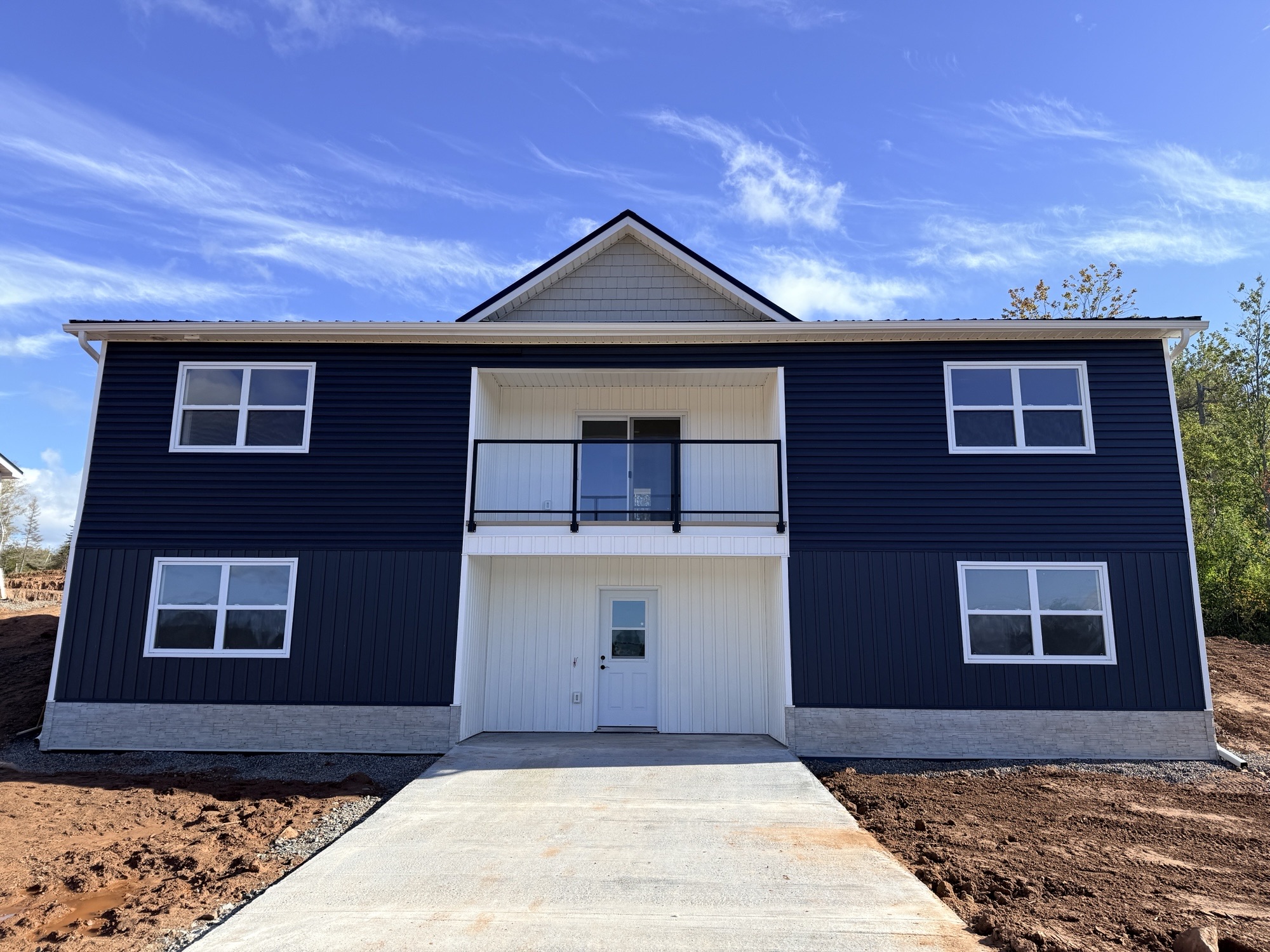 IMG_8853 Front view of one of the homes in Sunrise Landing, Pugwash, Nova Scotia